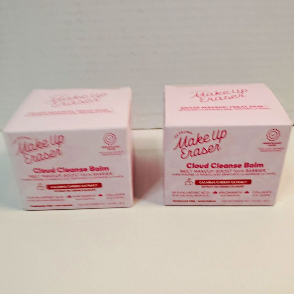 MakeUp Eraser Cloud Cleanse Balm Face Cleanser Mini 1.23 oz Cherry 2 Packs